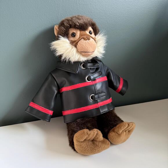 Vintage 2001 The Bear Factory Monkey Stuffed Animal Plush Toy - 14" T28 - Picture 2 of 10